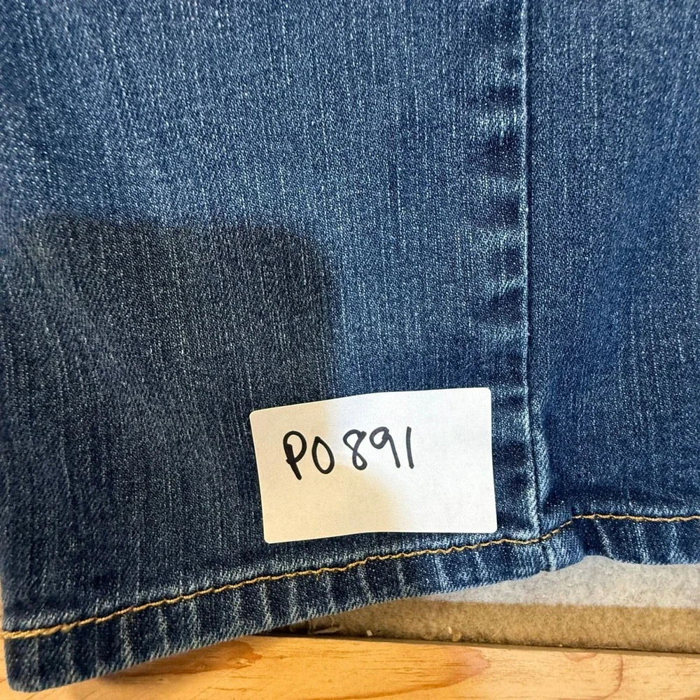 Levi 513 Slim Straight Jeans Mens 32x34 Blue Dark Wash Denim 08513-0183